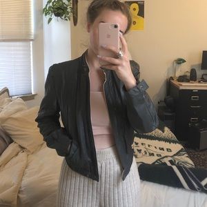 Leather jacket